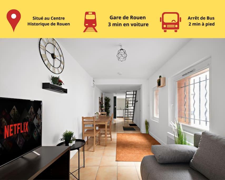 Amboise//Cosy-Centreville Rouen//Netfilx-Wifi//6Pers Bagian luar foto